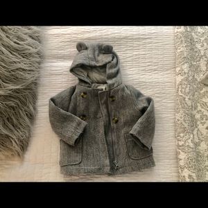 Carter’s 12M Gray Tweed Pea Coat